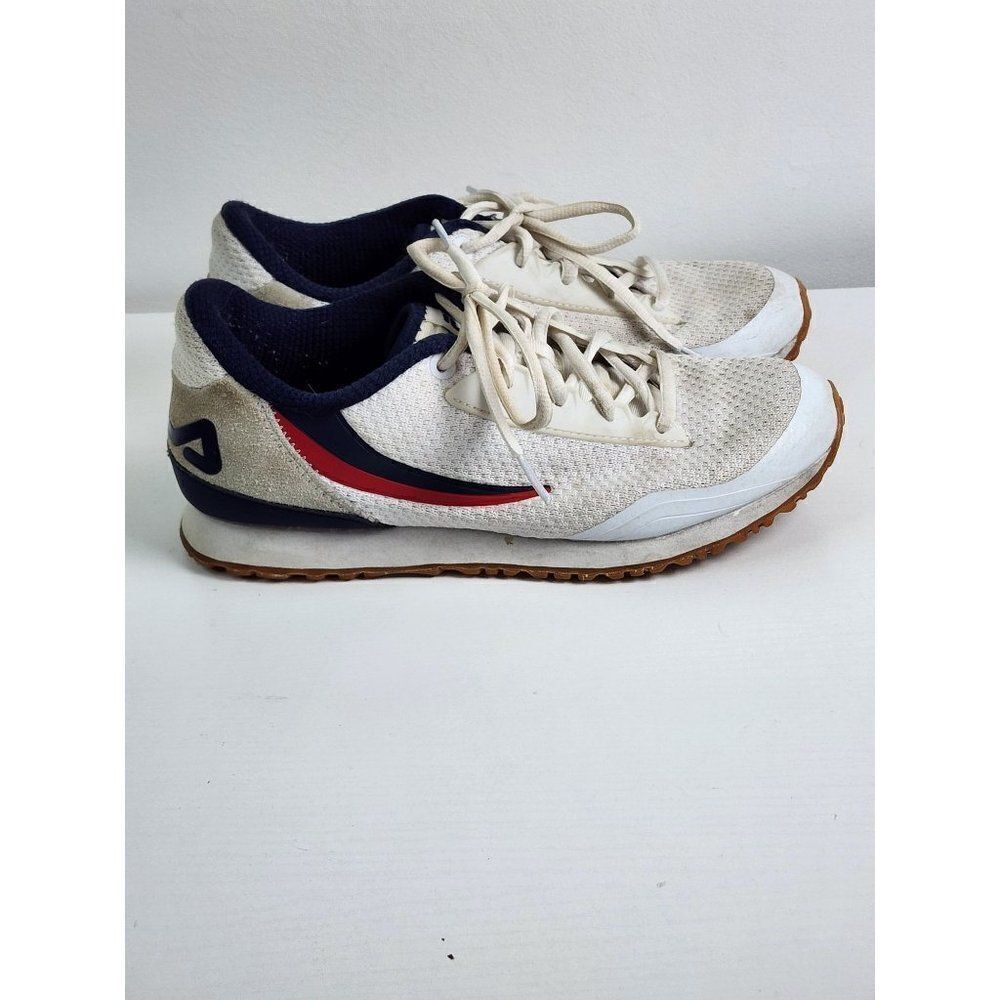 Fila Athletic White Sneakers, White Size 9
